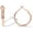 Rose Gold, variant on 14K Gold Plated Sterling Silver Post Hoops | Large Hoops Earring | Lightwight Gold Hoop Earrings for Women