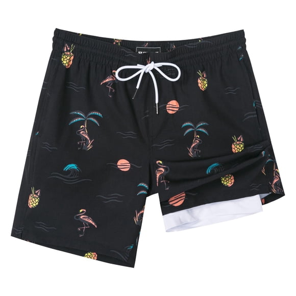 Bañador Hombre SURF CUZ con forro de compresión, secado rápido y talle de 7"