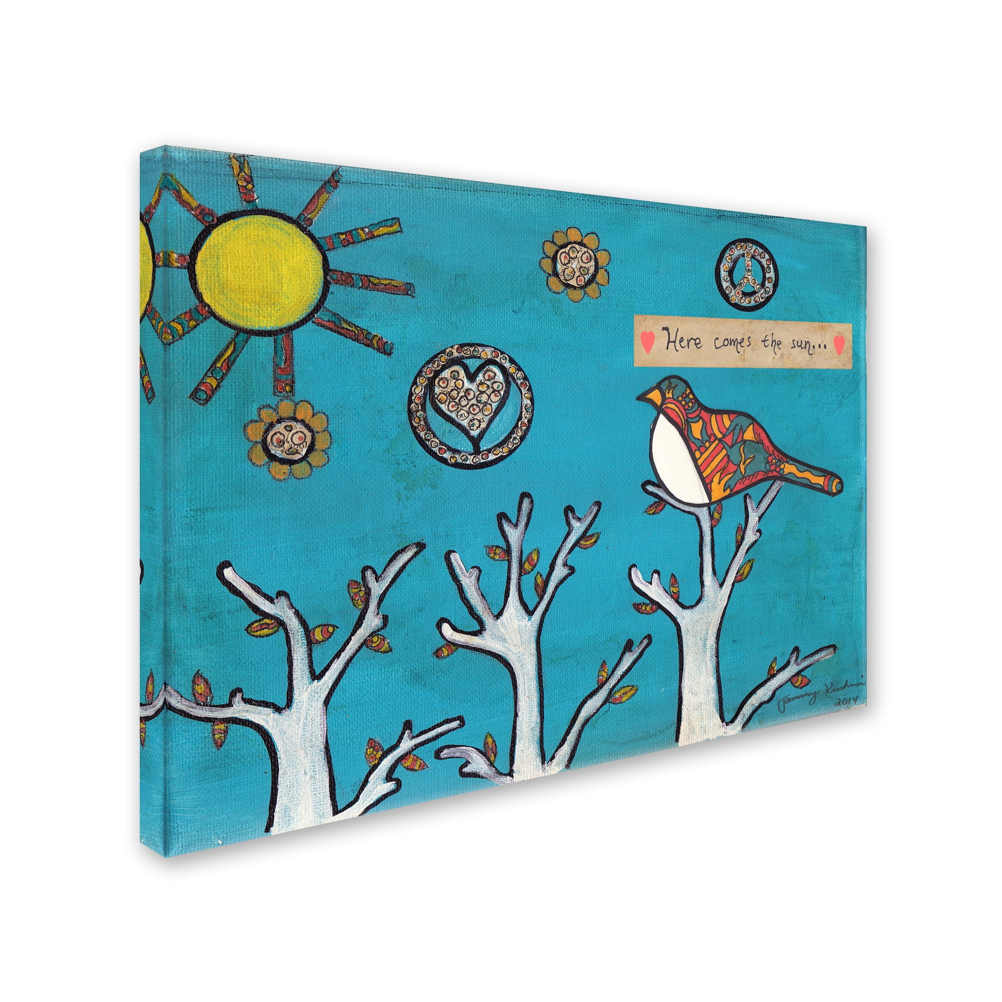 Trademark Fine Art 'Here Comes The Sun' Canvas Art by Tammy Kushnir