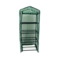 thumbnail image 6 of Mini 4-Tier Greenhouse for Indoor or Outdoor Gardens―65”x27.5”x19.5”―Sturdy Portable Gardening Shelves with Reinforced Polyethylene Cover―Roll-up Zipper Door―Small Green House for Plants and Flowers, 6 of 7