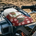 thumbnail image 2 of Uorisanigo Waterproof ATV Seat Cover Compatible with Polaris Sportsman Polaris Scrambler Honda Rancher Soft Christmas Snowman Four-Wheeler Seat Cover for All Seasons, 2 of 7