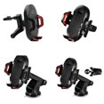 thumbnail image 1 of Universal Car Mobile Phone Holder Air Vent Mount Stand No Magnetic Cell Phone Holder for Phone In Car Bracket Gps NavigationRed Suction cup He Qiyong unisex, 1 of 1