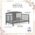 Dream on Me Dallas Toddler Day Bed, Storm Grey