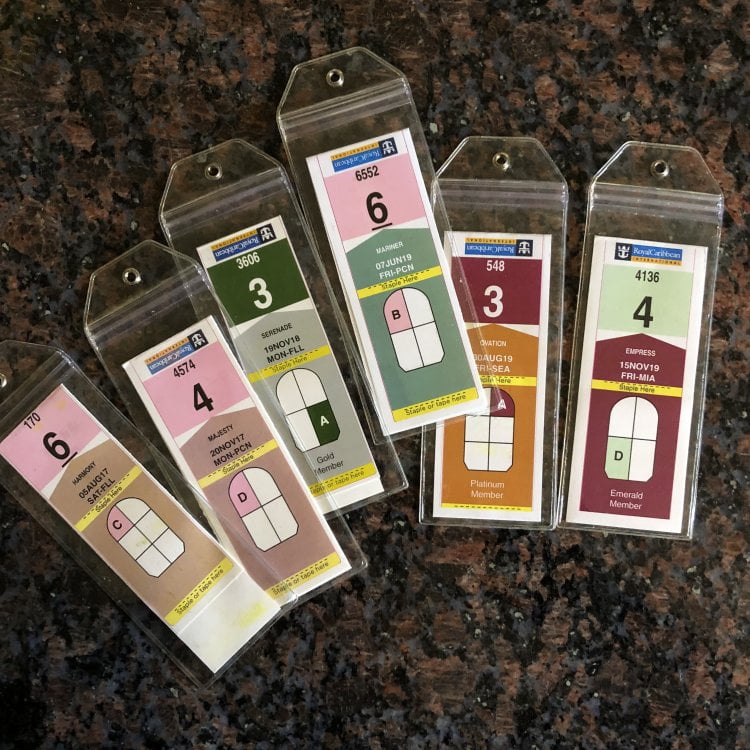 ComfiTime Cruise Luggage Tag Holder Set, Waterproof Clear photo 6