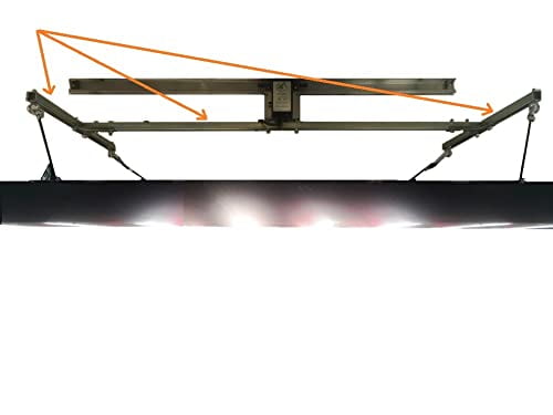 New 34” Robo Bar for Stabilizing Larger LED Grow Lights Light Rail Light Mover Solidly Made in The USA 