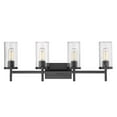 thumbnail image 4 of Golden Lighting Winslett 4-light Vanity in Matte Black, 4 of 6