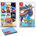 thumbnail image 1 of Nintendo Switch Super Mario 3D All-Stars with Pokemon Sword + 6Ave Cloth Nintendo HACPAVP3A-003, 1 of 9