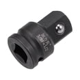 thumbnail image 1 of Adaptador de socket de impacto Uxcell 3/8" Drive (F) x 1/2" (M) para llaves de trinquete, de hembra a macho, Cr-Mo, 1 of 3