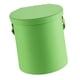 thumbnail image 5 of Papelera de cuero sintético para coche con tapa, 1,5 L, portátil, elegante y multifuncional. Verde, 5 of 9