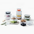 thumbnail image 1 of Open Box Glasslock Oven & Microwave Safe Food Containers 28 Piece Set (2 Pack), 1 of 6