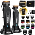 thumbnail image 1 of ATVOXIS Cortapelos profesional para hombre, juego de cortapelos y recortadores de barbero, cortapelos inalámbricos, kit de corte de pelo, kit de barbero, kit de corte de pelo, máquina para cortar pelo, 1 of 6