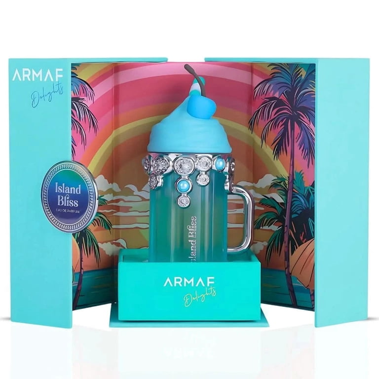 Armaf Men's Island Bliss EDP Spray 3.4 oz, Floral Fruity Gourmand