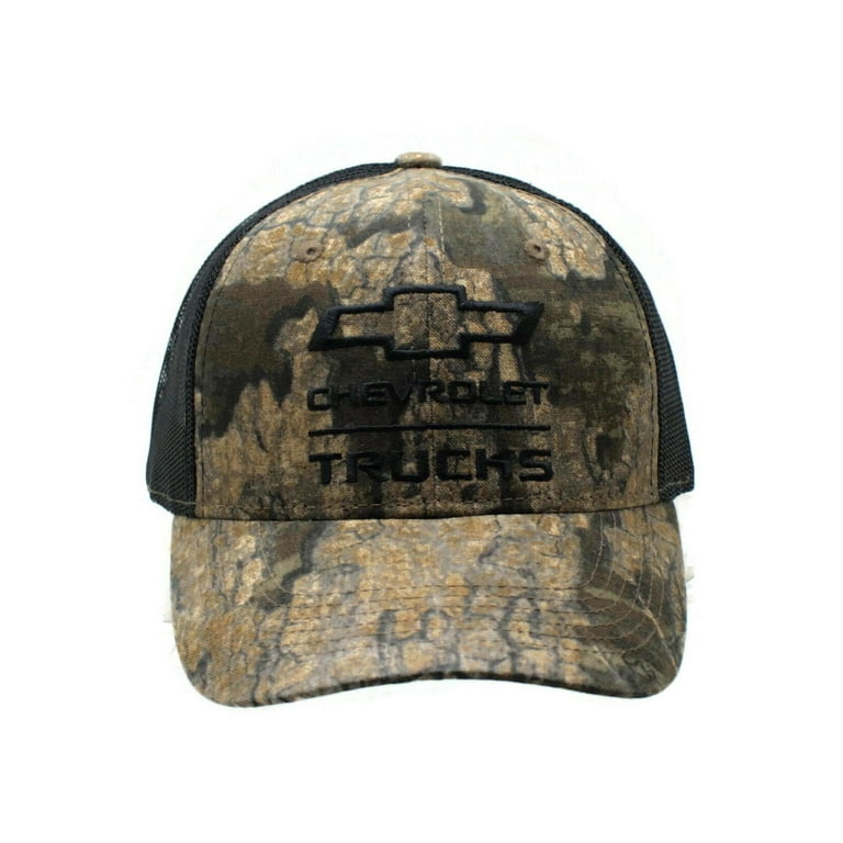 Chevrolet Trucks Mens Camo Adjustable Snapback Cap Hat - Walmart.com