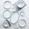 thumbnail image 6 of Large Cereal Bowls Set, Soup Bowls Microwave Safe, Rice Bowls, Breakfast Bowls, Ceramic Cereal Bowls-blue and white-Set of 2, 6 of 7