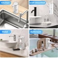 thumbnail image 6 of HOTU Automatic Soap Dispenser,Foaming Soap Dispenser Bathroom 12.8oz/380ML Rechargeable Wall Mount Touchless Foam Hand Soap Dispenser Long Battery Life for Bathroom Kitchen,white, 6 of 11