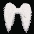 thumbnail image 5 of Alas de plumas de ángel, plumas creativas, accesorios de decoración para escenarios navideños para adultos y niños, 5 of 5