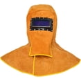 thumbnail image 1 of Casco de soldadura con capucha de soldador de cuero de piel de vaca de protección completa con equipo de protección para el hombro del cuello, casco de soldadura con tapas de soldadura con f, 1 of 5