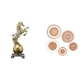 thumbnail image 1 of Figura de escritorio,Estante con estatua de caballo para escritorio,oficina y decoración del hogar,Figura decorativa de resina para escritorio,decoración del hogar,Manualidades de, 1 of 8