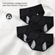 thumbnail image 3 of Sonducket 6 unids/set de ropa interior Menstrual para adolescentes, pantalones transpirables y a prueba de fugas para mujeres Ropa interior Negro S, 3 of 6