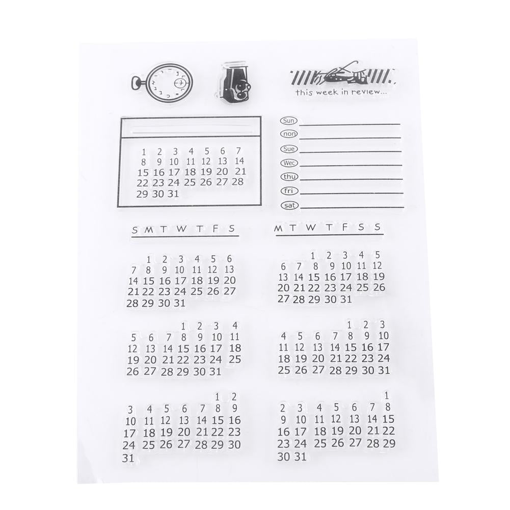 Star Eleven Vintage car Transparent Clear Silicone Stamp//Seal for DIY Scrapbooking Photo Album Decorative Paper Card Crafts Handmade Gift