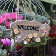 thumbnail image 3 of Cartel de Bienvenida Sunnimix de Resina para Puerta Frontal Jardín, 3 of 8