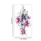 thumbnail image 4 of Cuadros Decorativos Tatuaje 3D impermeable flor arte pegatinas Kit rosa falso cuerpo para hombres mujeres DQrwqpou embutido en tela, 4 of 4