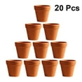 thumbnail image 6 of Red Pottery Clay Planters with Drainage Hole for Cacti Succulents 20 Pieces 3 x 3cm, 6 of 6