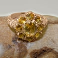 thumbnail image 6 of LBG British Made 14k Rose Gold Natural Citrine Womens Anniversary Ring - 33 size options - Size 9.25, 6 of 8