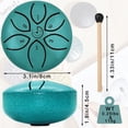 thumbnail image 3 of Tambor de acero Everjoys Rain Drum de 6 notas con bolsa y mazo, 3 of 6