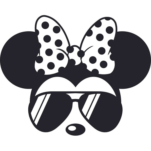 Minnie Mouse Sunglasses Cartoon Design Customized Name ...