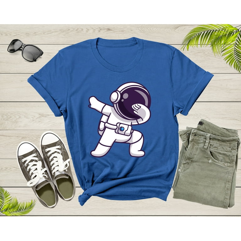 Dabbing Astronaut T-Shirt Boys Space Shirt Dabbing Astronaut T-Shirt Boys Space Shirt