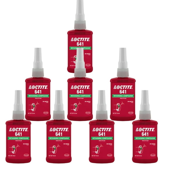Loctite 641 Threadlocker Adhesive 50ml Pack of 8 Pieces