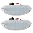 thumbnail image 1 of 2 Piezas Lámparas de Matrícula LED para Automóvil Accesorios Repuestos Instalación Rápida Material PP Plug And Play Adecuado para Mantenimiento, 1 of 9