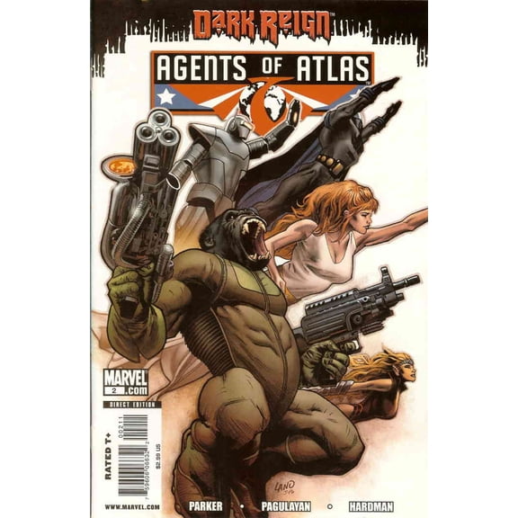 Agents of Atlas (2nd Series) #2 VF ; Marvel Comic Book