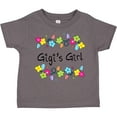 thumbnail image 3 of Inktastic Gigis Girl- bright flowers Girls Toddler T-Shirt, 3 of 5