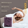 thumbnail image 4 of SGI Bedding 1000 TC Egyptian Cotton Bed Sheet Set - Alaskan King Size Sheets 1000 Count Sheets for Alaskan King Size Bed - Soft, Durable Sheets Cotton Sheets in 1000 TC 18" Deep Plum, 4 of 7