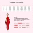 thumbnail image 7 of iiniim Kids Girls Sparkly Long Sleeve Full Body Unitard Gymnastics Leotard Bodysuit Ballet Dancewear Brown 8, 7 of 7