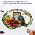 thumbnail image 6 of KOYPTL Suncatchers for Windows Hanging Stained Glass Ornament Acrylic Puzzle Suncatcher Kit Suncatcher Puzzle Indoor Home Accent Premium Acrylic Puzzles for Adults Wall Window Aesthetic Craft Decor, 6 of 8