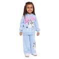thumbnail image 4 of Bluey Toddler Girls' Graphic Hoodie and Matching Sweatpants Set, 2-Piece, Sizes 12M-5T, 4 of 7