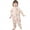 Full-print rabbit, variant on 9M-6Y Baby Warm Flannel Sleeping Bag with Feet, Rabbit Sleepsuit, Kids Toddler Girls Double Zipper Wearable Sleep Sack