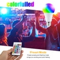 thumbnail image 4 of Bombilla inteligente 16 colores RGB Magic LED Spot Lamp Lámpara de noche con control remoto, 4 of 6