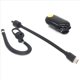thumbnail image 3 of 3X UHF 400-470MHz 0.5W Mini Walkie Talkie Oreja Colgante Modelo de Radio Bidireccional Oreja Colgante, 3 of 8