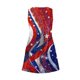 thumbnail image 3 of Vestido de Verano para Mujeres sin Mangas Cuello en V con Impresión de Bolsillo, Vestido Casual para Uso Diario Y de Fiesta, 3 of 5