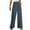 Gray, variant on ZQUUVOU Women's Wide Leg Pants Plain Color Stretch High Waist Casual Wide Leg Dress Pants Office Comfort Trousers Black