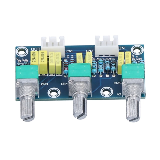 Placa de control de Tonos ANGGREK XH-M802 2 Canales Para Altavoz DIY