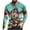 Green, variant on BLTIBY Christmas Sweatshirts for Men Xmas Snowman Printed Winter Fall Long Sleeve Round Neck Blouse Casual Fashion Pullover Jumper Tops 2024 Blue L