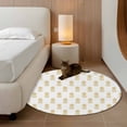 thumbnail image 2 of Round Rugs 3Ft, Yellow Pineapple Round Area Rug Washable Indoor Throw Carpet, Vintage Summer Tropical Fruit Small Non Slip Circle Rug for Bedroom Living Room Home Decor Aesthetic, 2 of 8