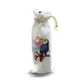 thumbnail image 6 of Jolitee Reusable Canvas Wine Bottle Gift Bag – “Toucan Art” – Modern Geometric Tropical Bird Design, 6 of 6