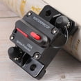 thumbnail image 2 of 150A Waterproof High Amp Manual Reset Dual Stud Circuit Breaker with Switch (Black), 2 of 7
