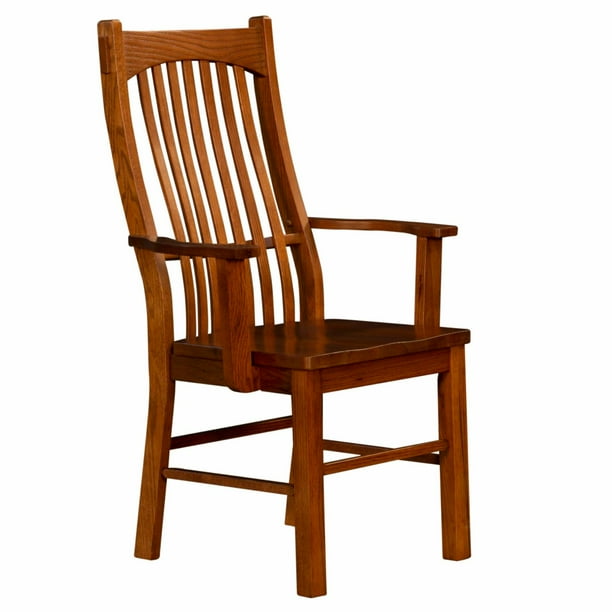 AAmerica Laurelhurst Slat Back Dining Arm Chair Set of 2